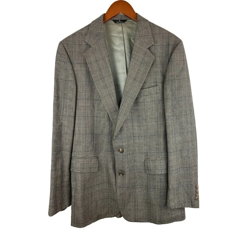 Vintage Polo University Club by Ralph Lauren Blazer 44R Princeton 100% Wool USA